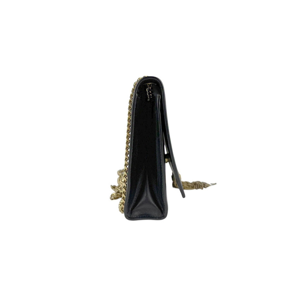 Saint Laurent Leather Bag black Camera Lou